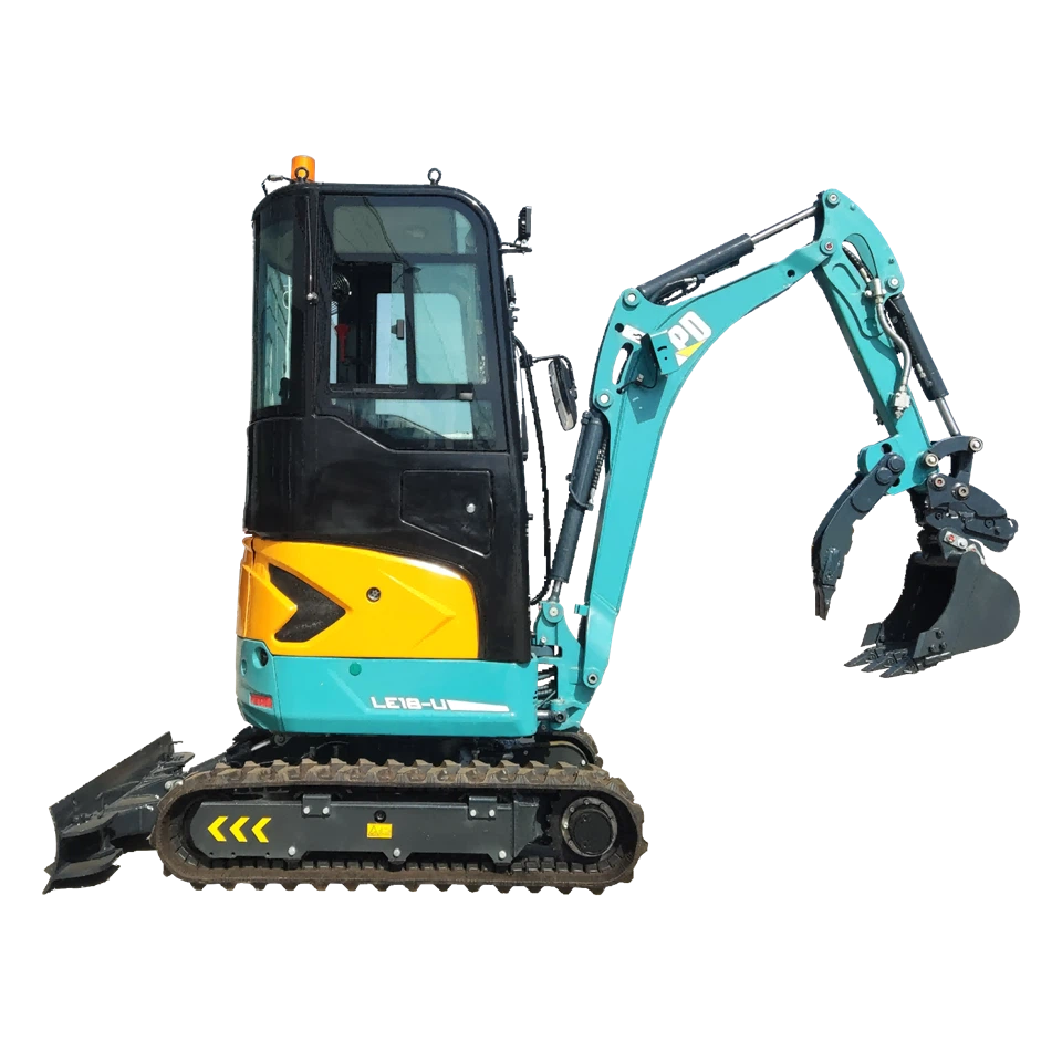 Mini Excavator With A Heated Cab