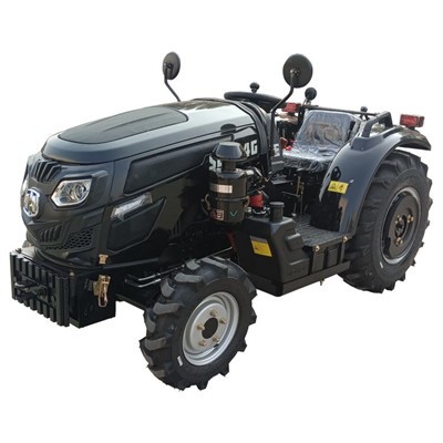 Garður svartur traktor
